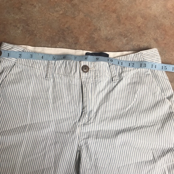 GAP girlfriend khaki pants bleached railroad - Picture 3 of 10